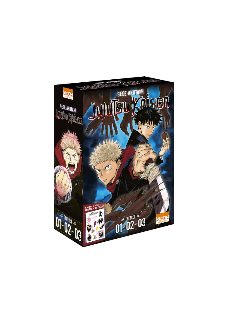 Coffret Jujutsu Kaisen vol. 1 à 3 - Gege Akutami - KI-OON