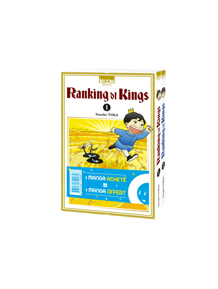 Pack offre découverte Ranking of Kings T01 & T02 - Sosuke Toka - KI-OON