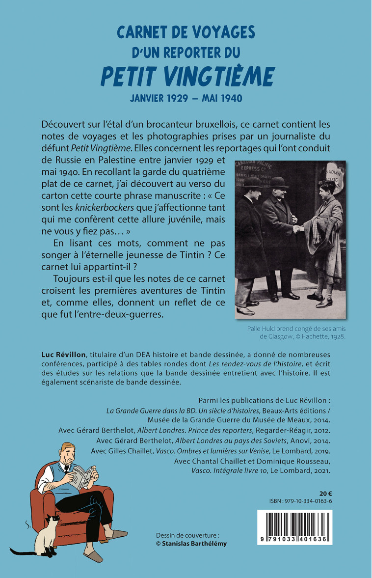 Carnet de voyages d'un reporter du Petit Vingtième - Luc Révillon - 1000 SABORDS