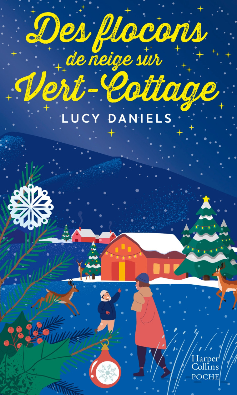 Des flocons de neige sur Vert-Cottage - Lucy Daniels - HARPERCOLLINS