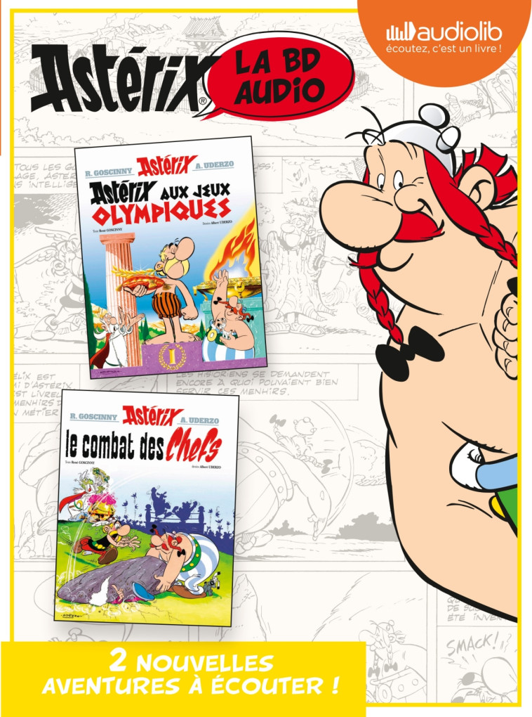 Astérix aux Jeux Olympiques/Le Combat des chefs - Albert Uderzo - AUDIOLIB