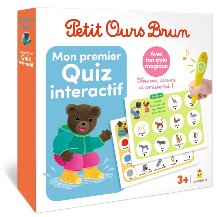 Mon premier Quiz interactif Petit Ours Brun - Danièle Bour - BAYARD JEUNESSE