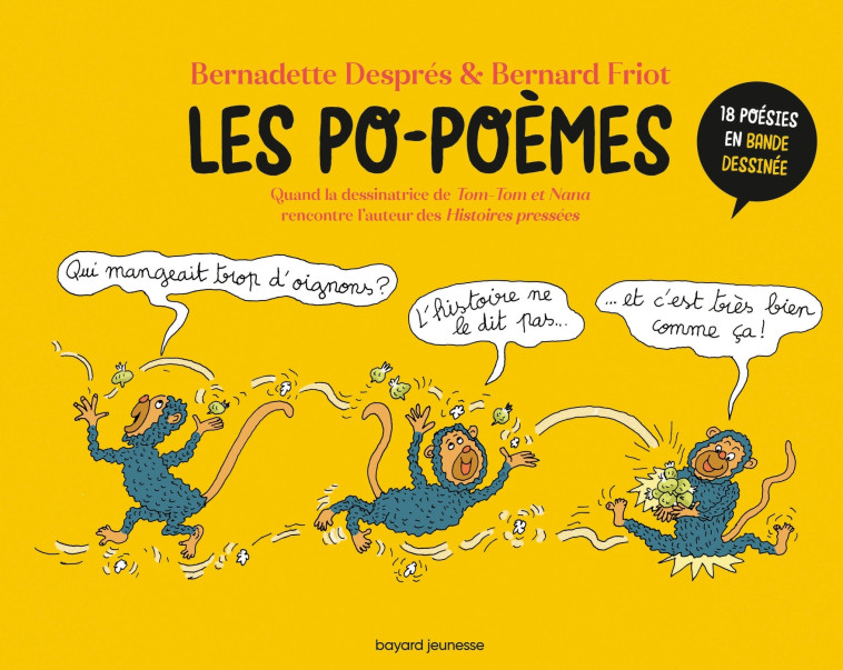 Les po-poèmes - Bernard Friot - BAYARD JEUNESSE