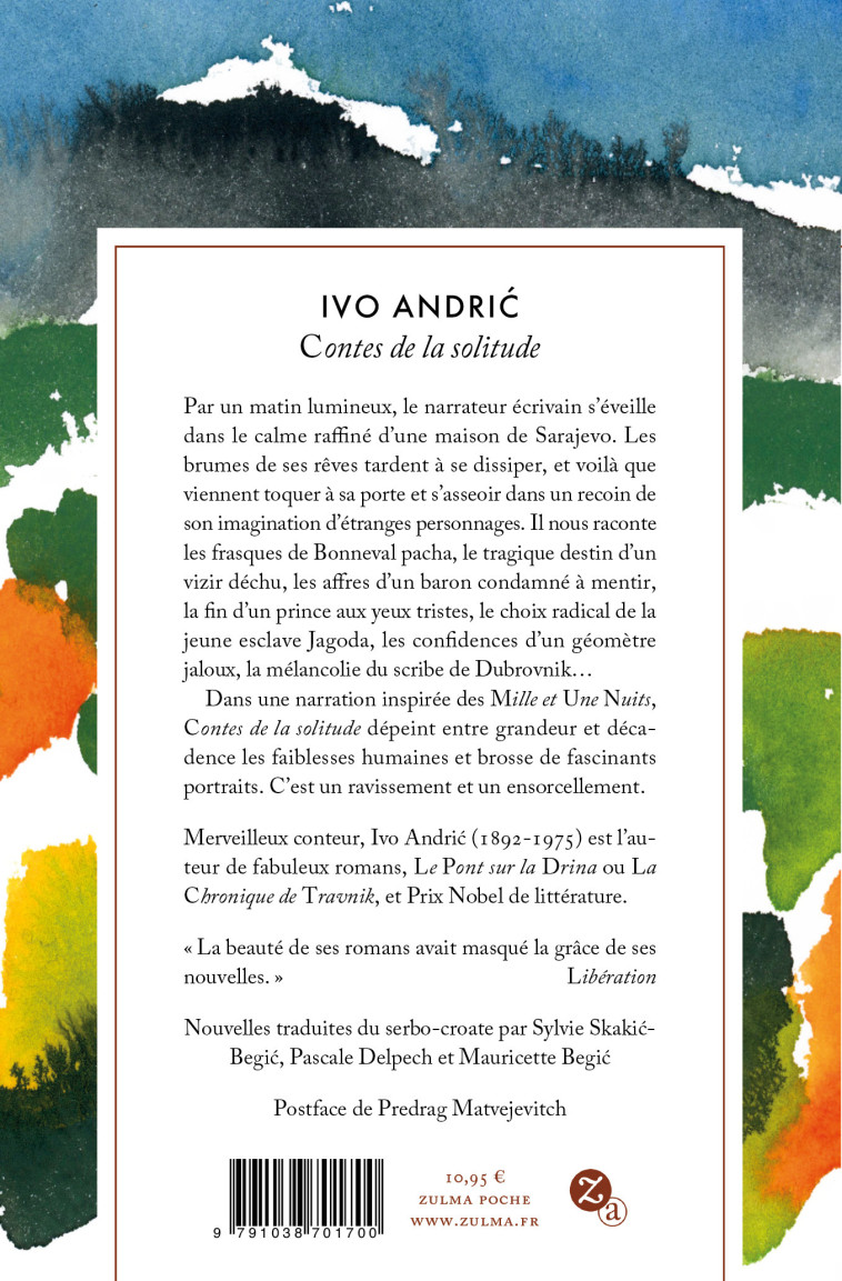 Contes de la solitude - Ivo Andric - ZULMA