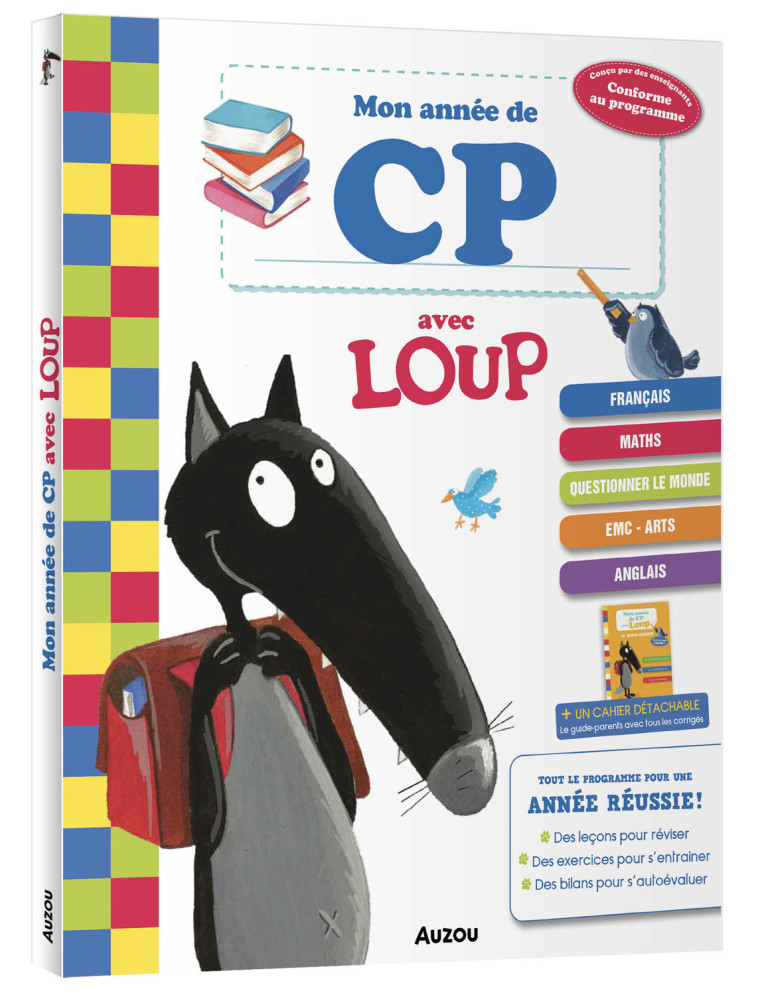 MON ANNÉE DE CP AVEC LOUP - CAHIER DE SOUTIEN TOUT LE PROGRAMME - Orianne Lallemand - AUZOU