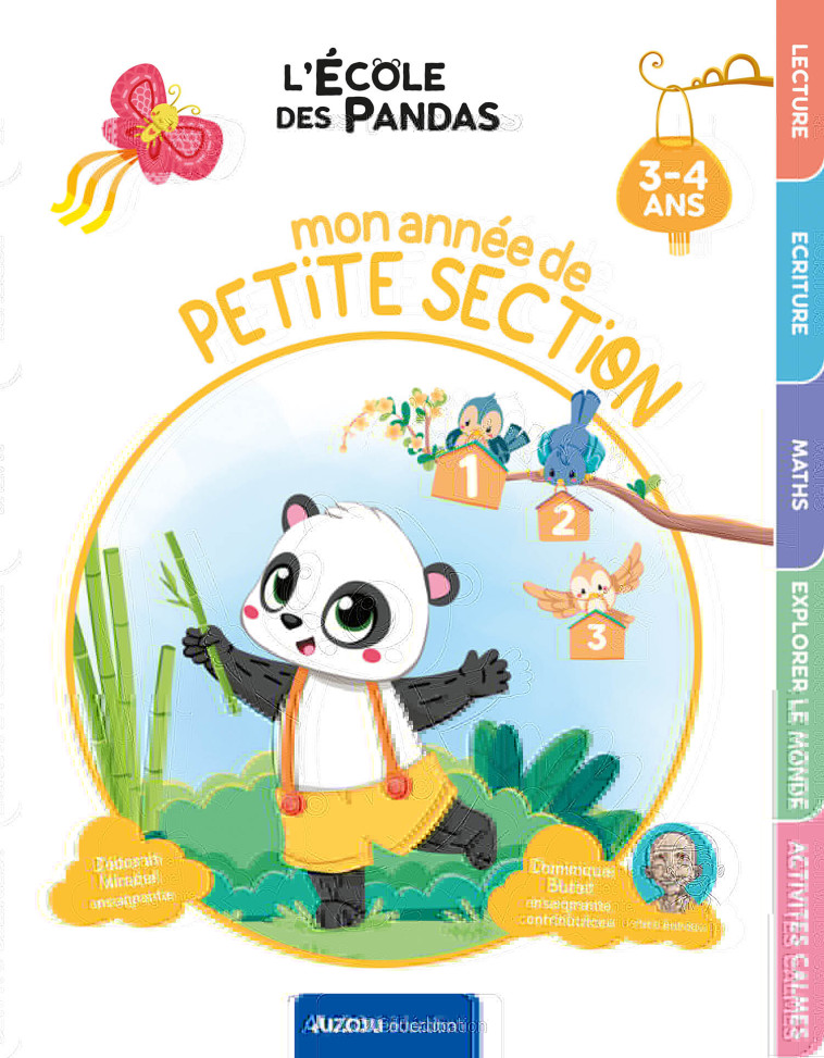 L'ÉCOLE DES PANDAS - MON ANNÉE DE PETITE SECTION - Dominique BUTET - AUZOU