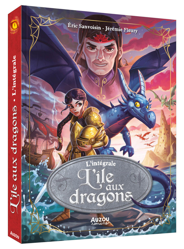 L'ÎLE AUX DRAGONS - L'INTÉGRALE - Éric Sanvoisin - AUZOU