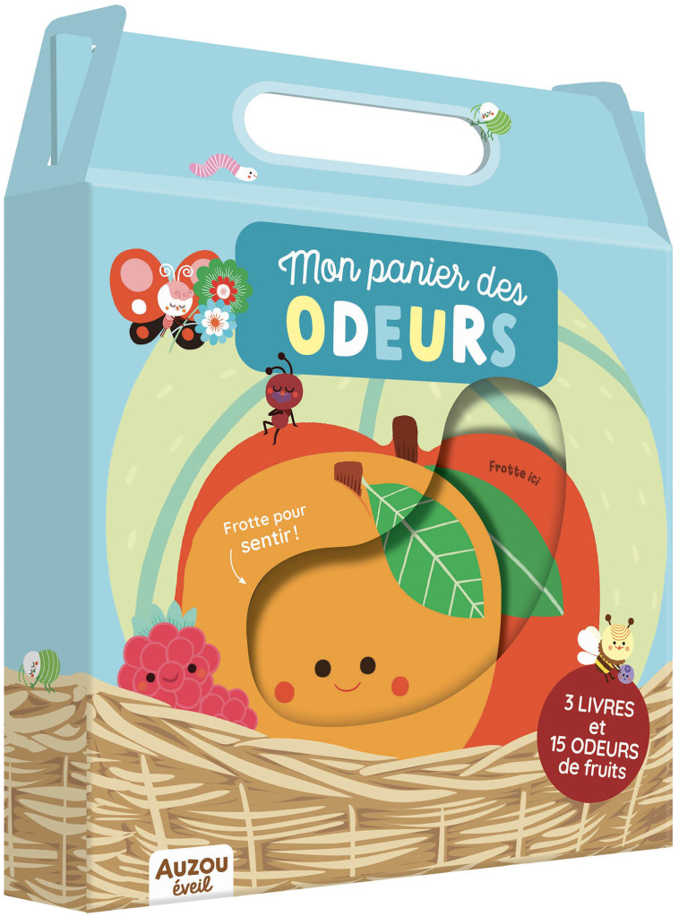 MON LIVRE DES ODEURS ET DES COULEURS - MON PANIER DES ODEURS - Julie Mercier - AUZOU