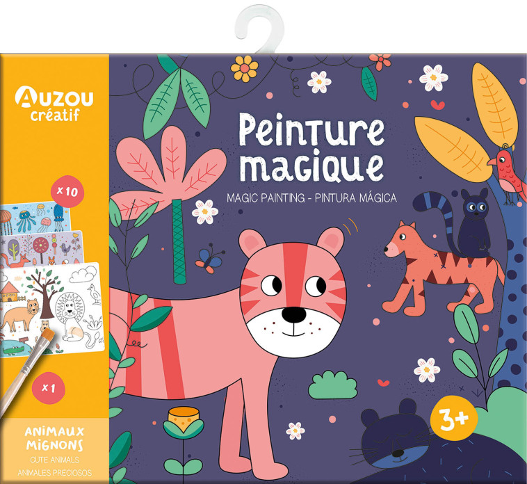 MA POCHETTE D'ARTISTE - PEINTURE MAGIQUE - ANIMAUX MIGNONS -  La Fabriken - AUZOU