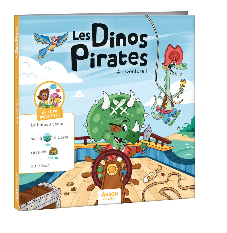 LES DINOS PIRATES - À L'AVENTURE ! - Aurore Meyer - AUZOU