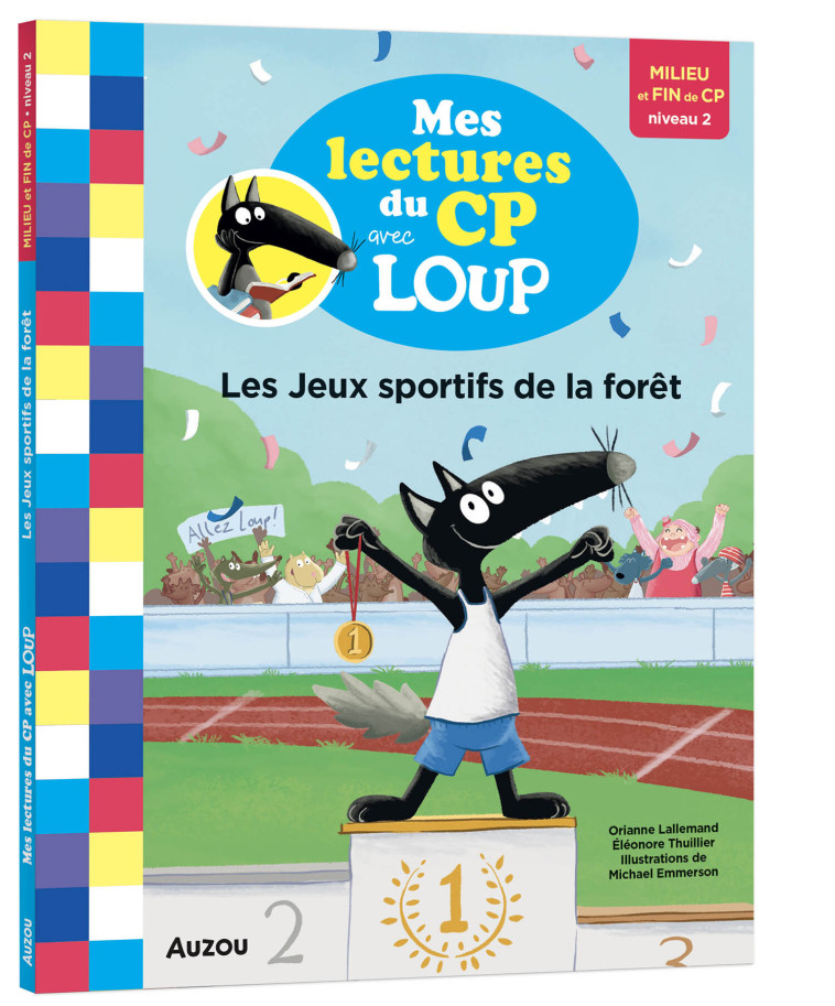 MES LECTURES DU CP AVEC LOUP - LES JEUX SPORTIFS DE LA FORÊT - Orianne Lallemand - AUZOU