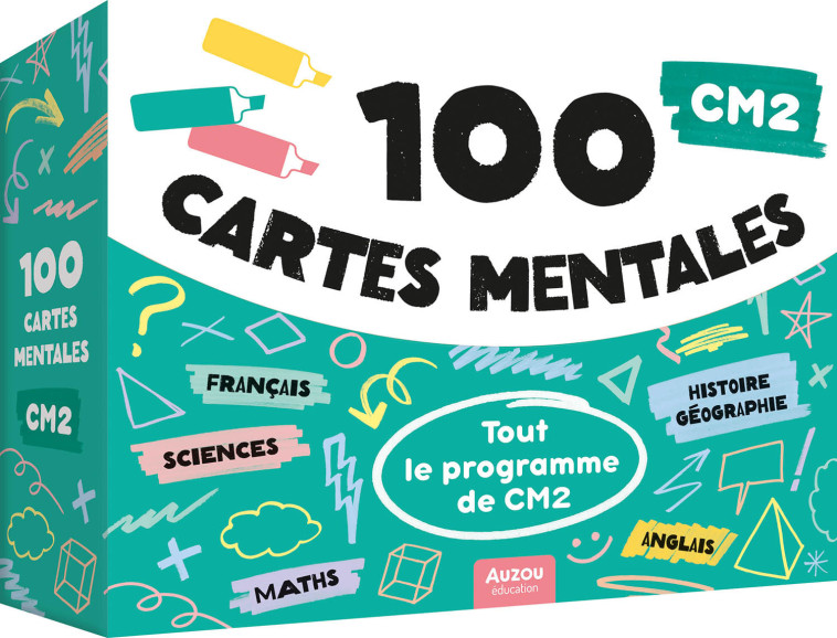 100 CARTES MENTALES - TOUT LE PROGRAMME DE CM2 -  Au coeur de ma class - AUZOU