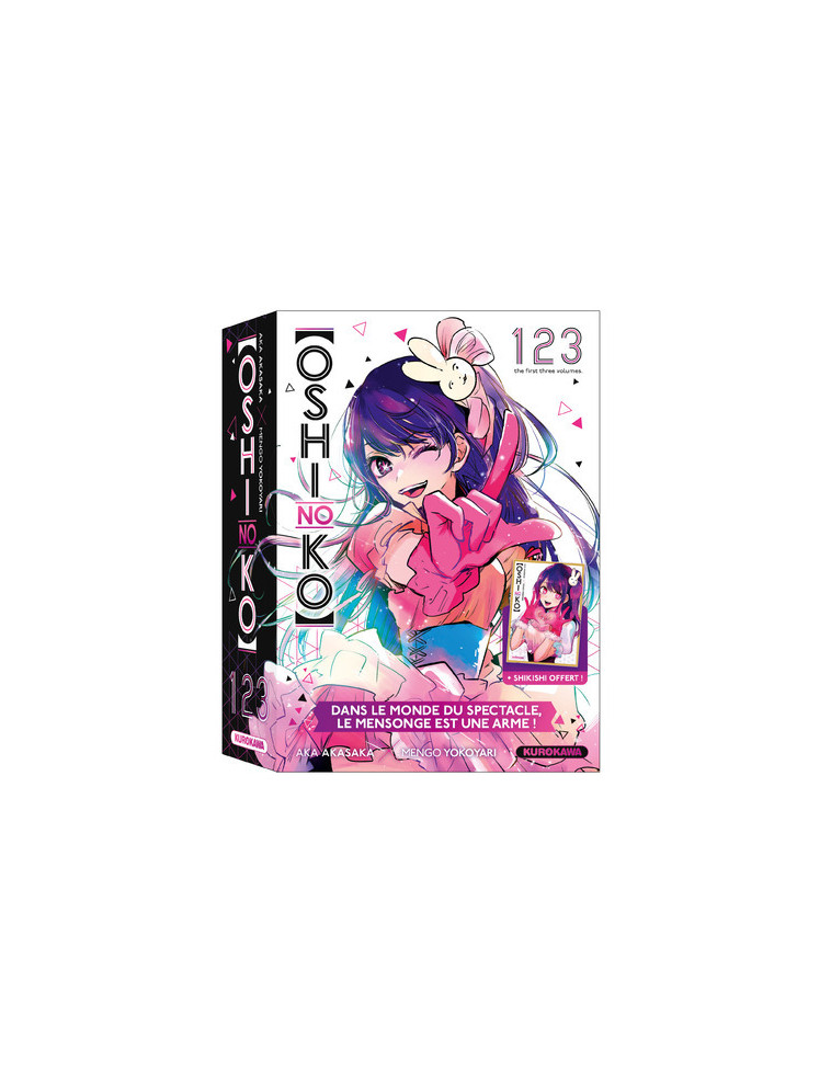 Coffret Oshi no Ko - tomes 1-2-3 - XXX XXX - KUROKAWA