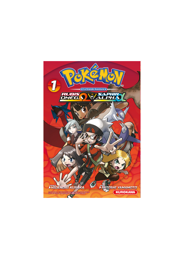 Pokémon Rubis Oméga & Saphir Alpha - tome 1 - Hidenori Kusaka - KUROKAWA