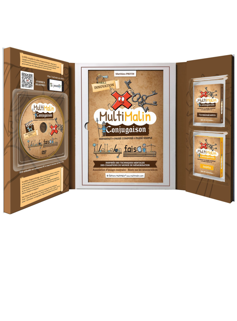 COFFRET MULTIMALIN CONJUGAISON DU PASSE... -  PROTIN MATTHIEU - MULTIMALIN