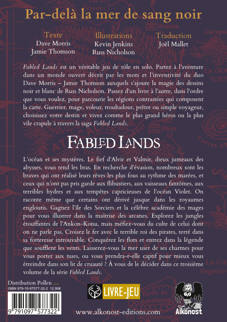 Fabled Lands Livre 3 - Dave Morris - ALKONOST