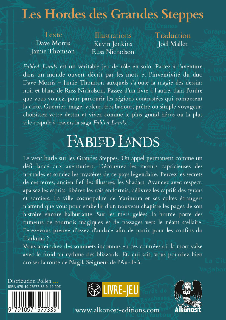 Fabled Lands Livre 4 - Dave Morris - ALKONOST