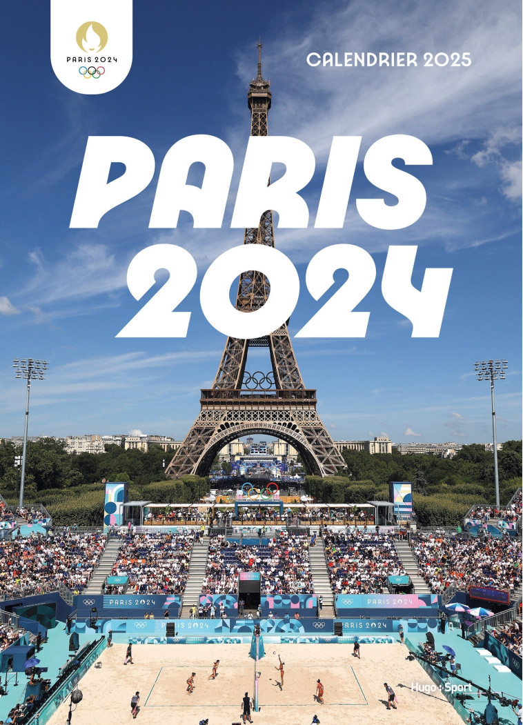 Grand format calendrier Paris 2024 - 2025 -  Paris 2024 - HUGO IMAGE