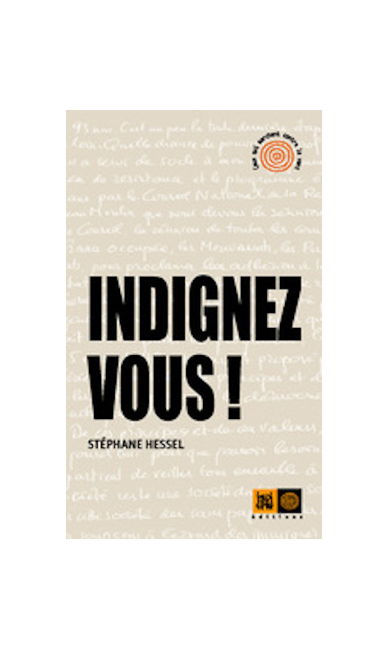 Indignez-vous ! - Stéphane Hessel - RUE ECHIQUIER