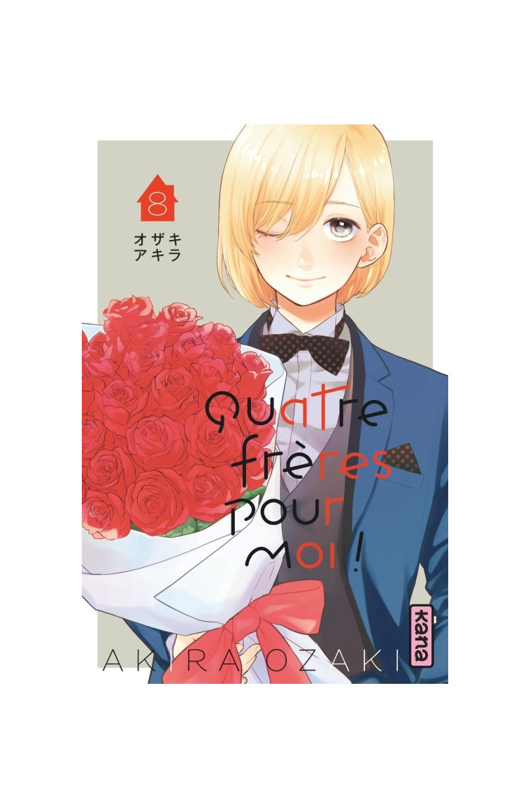 Quatre frères pour moi !  - Tome 8 -  Akira Ozaki - KANA