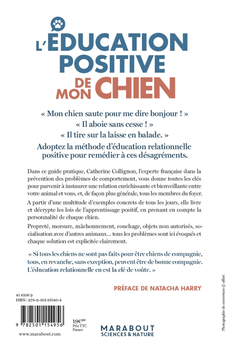 L'éducation positive de mon chien - Catherine COLLIGNON - MARABOUT