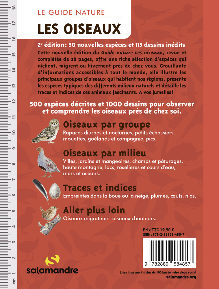 Le guide nature les oiseaux -  Collectif - LA SALAMANDRE