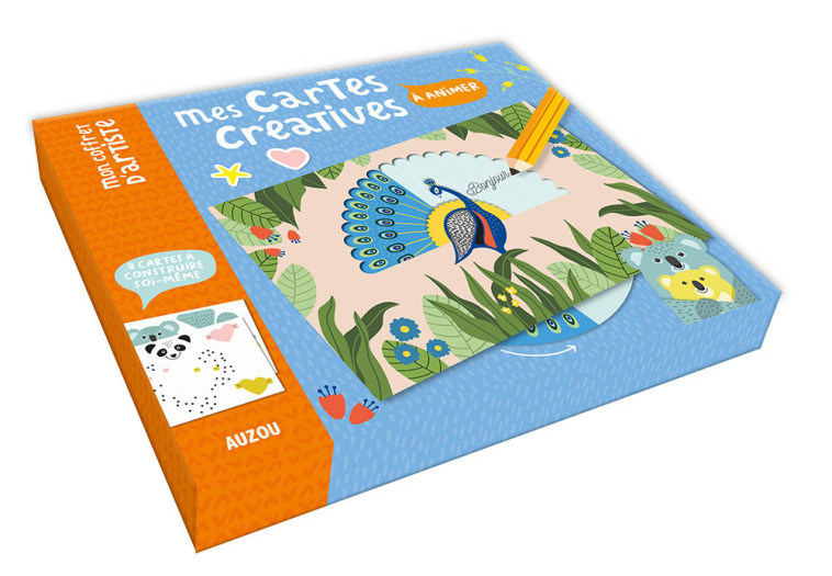 MON COFFRET D'ARTISTE - CARTES CREATIVES - Ana BRECEVIC - AUZOU