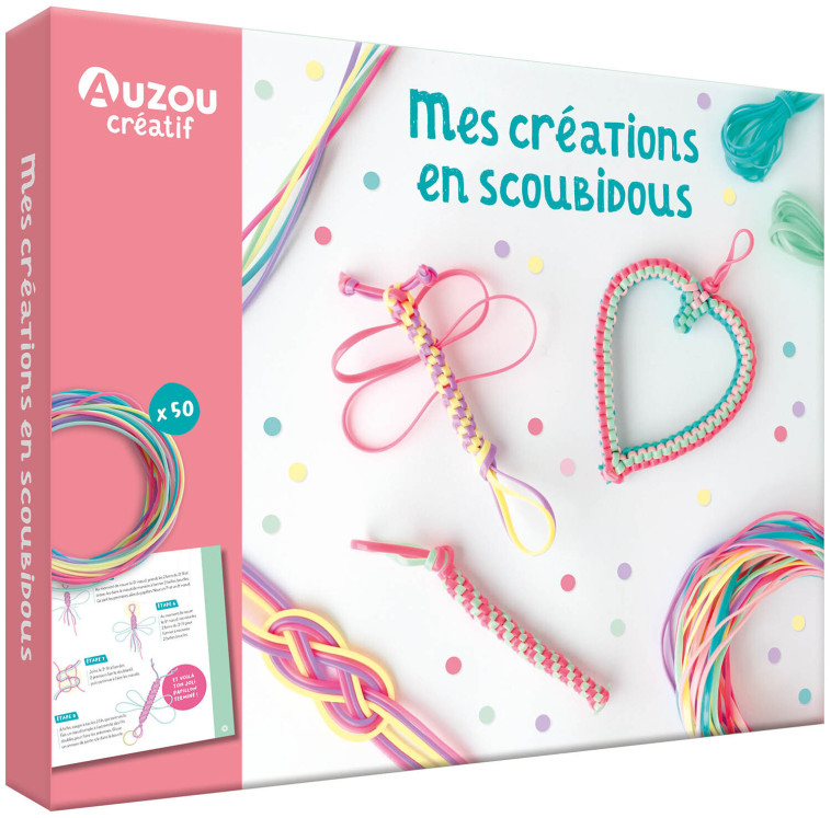 MON COFFRET D'ARTISTE - MES CRÉATIONS EN SCOUBIDOUS - Sarah Despoisse - AUZOU