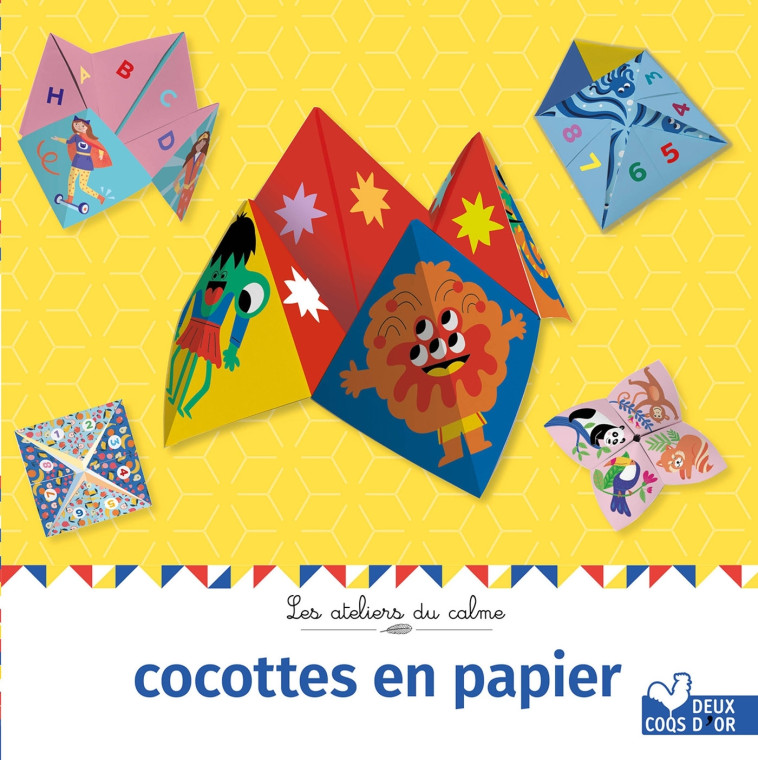 Cocottes en papier -   - DEUX COQS D OR