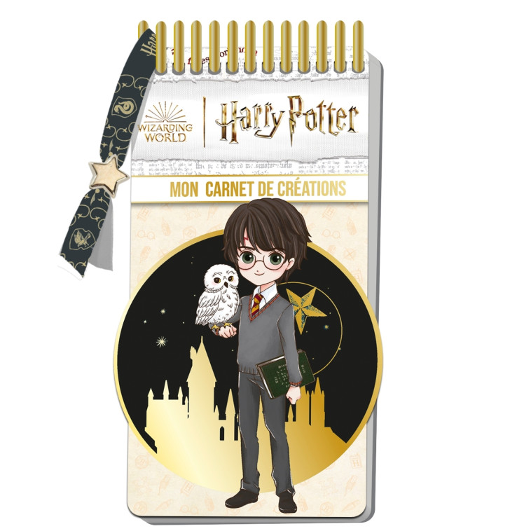 Harry Potter - Mon carnet de créations Harry nouvelle édition -  Playbac Éditions - PLAY BAC