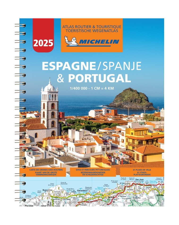 Atlas 2025 -Espagne & Portugal- Atlas Routier et Touristique - XXX - MICHELIN