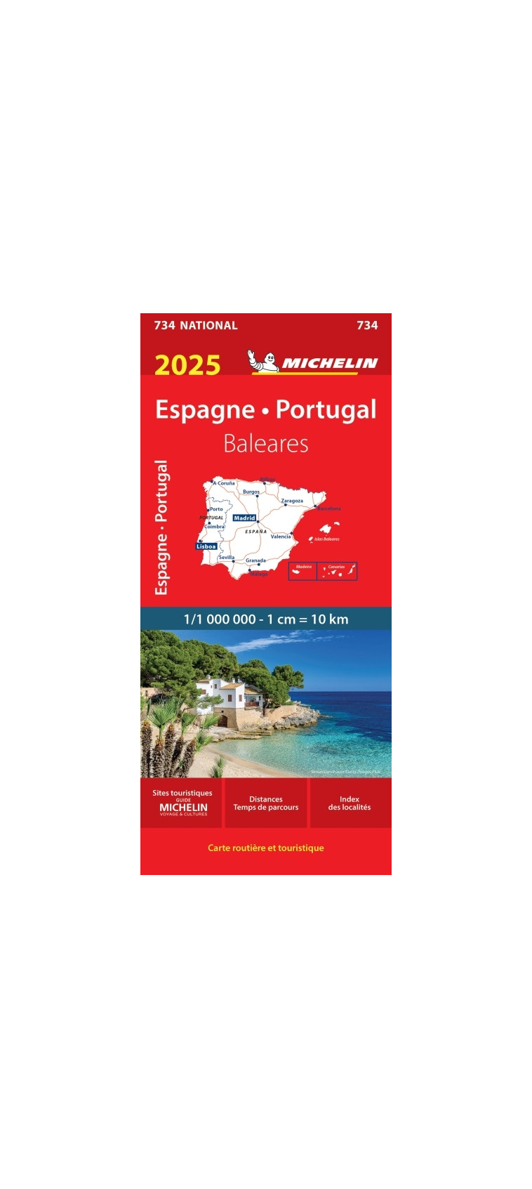 Carte Nationale Espagne, Portugal 2025 - XXX - MICHELIN