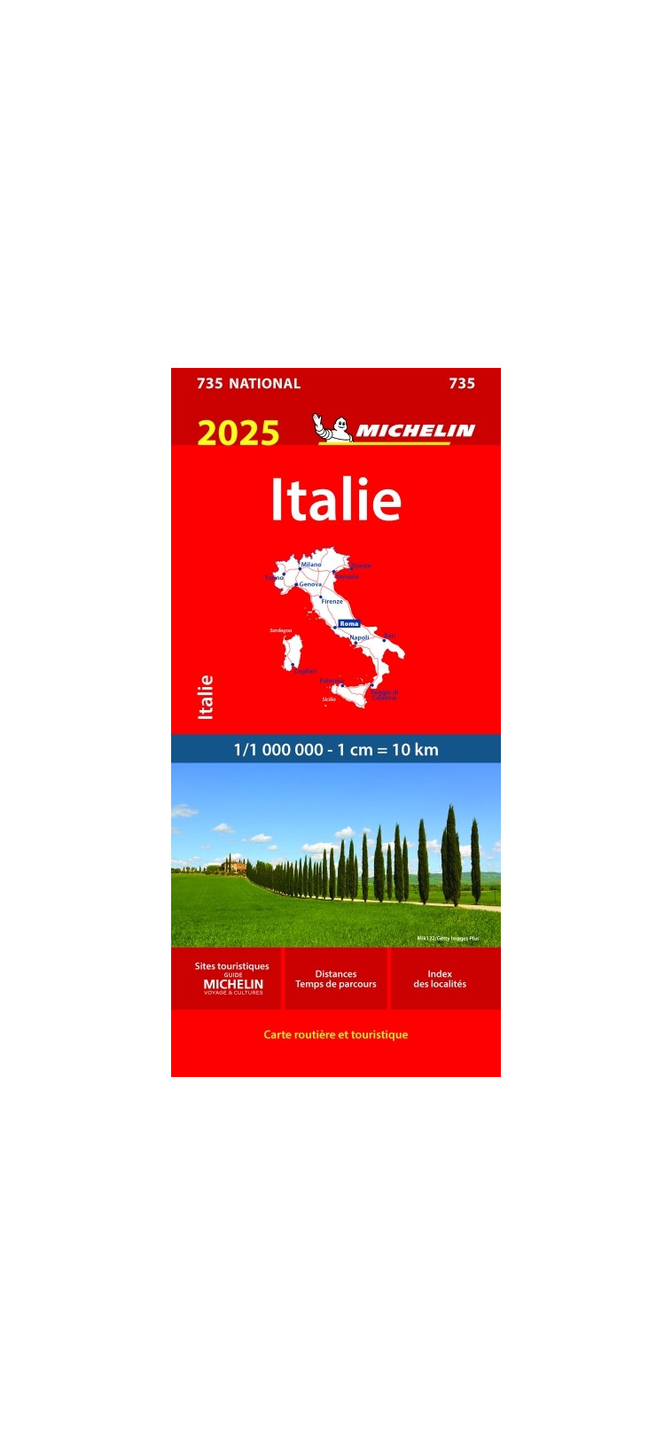 Carte Nationale Italie 2025 - XXX - MICHELIN