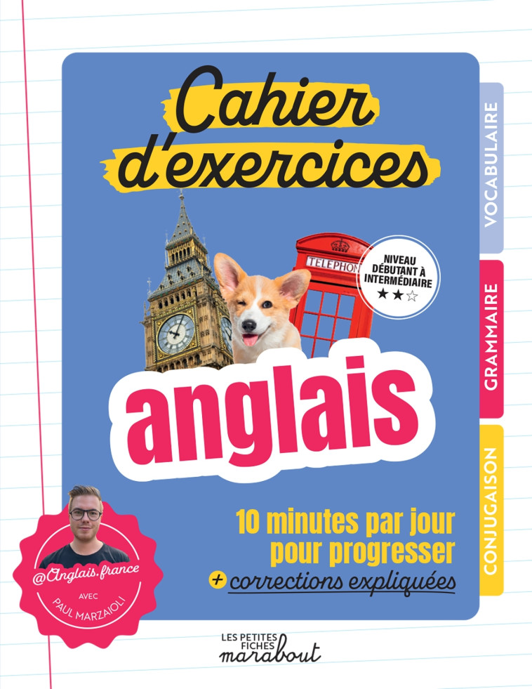 Cahier d'exercices - Anglais - Paul Marzaioli - MARABOUT