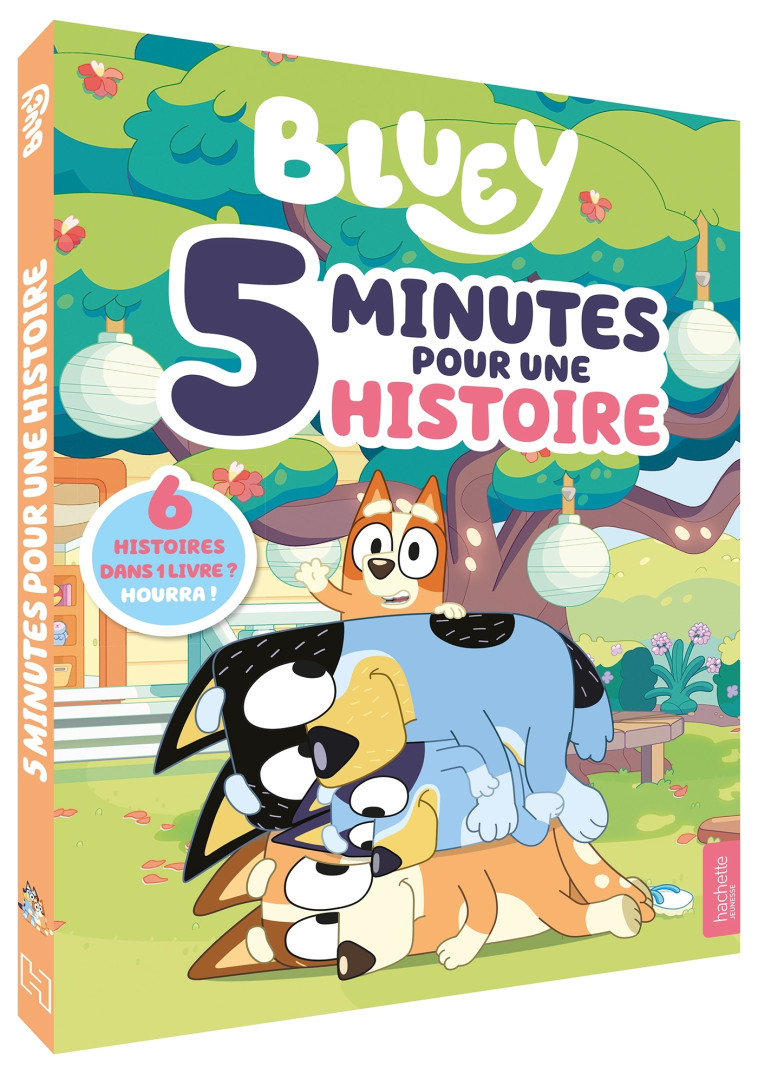 Bluey - 5 minutes pour une histoire -  BBC Studios - Ladybird Books Ltd - HACHETTE JEUN.