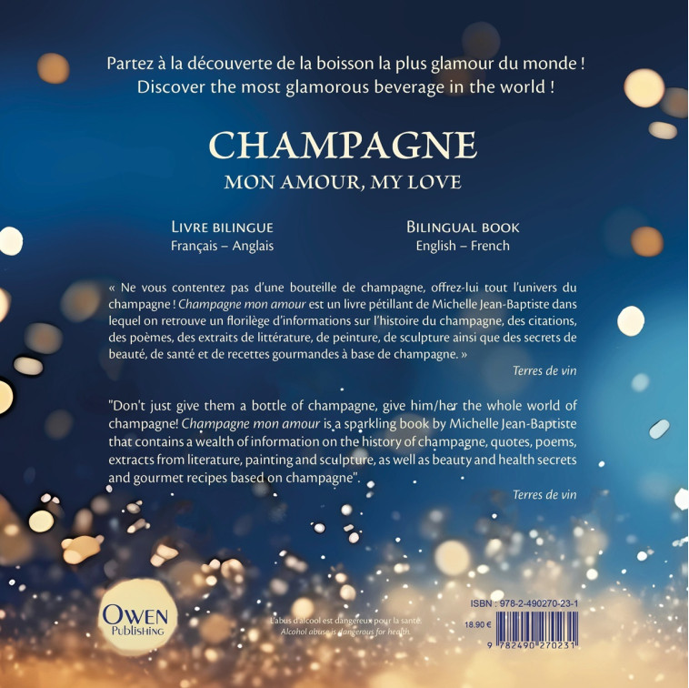 Champagne mon amour, my love - Michelle Jean-Baptiste, Michelle Jean-Baptiste - OWEN