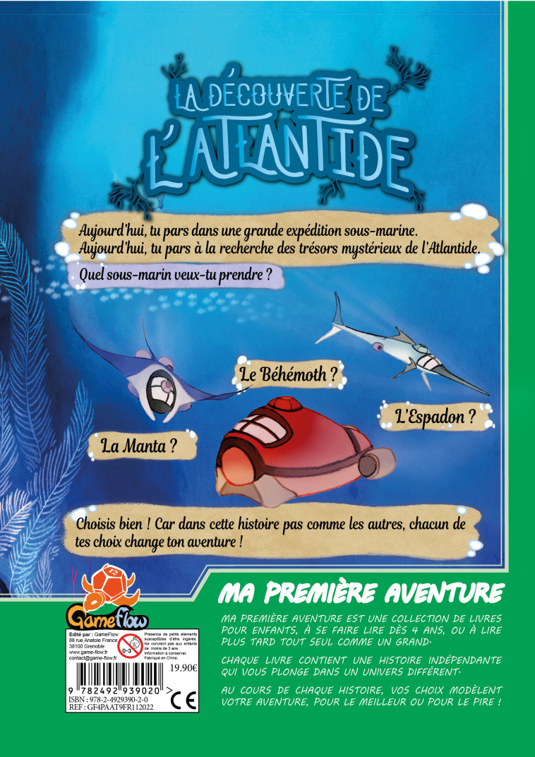 La Découverte de l'Atlantide - Roméo HENNION - GAME FLOW